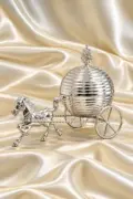 Royal Gold-Plated Horse Chariot