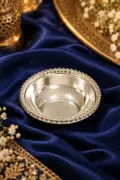Traditional Metallic Dry Fruit Mini Platter Bowl