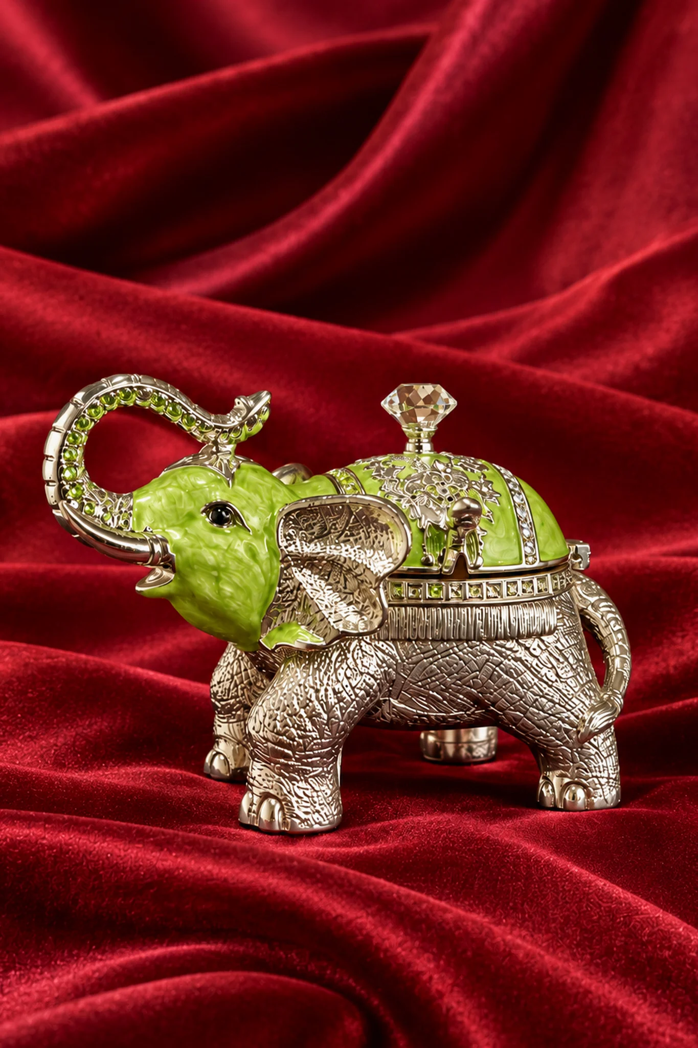 Elephant German Silver Pot