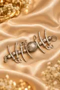 Silver Nimbu Mirchi Decor