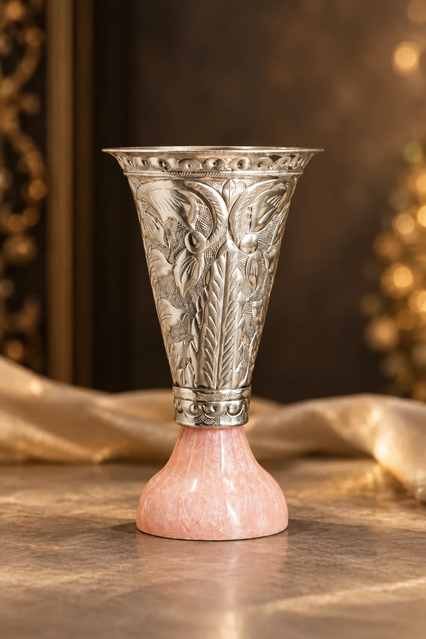 Enamel Flower Vase