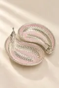 Embossed Peacock Feather Mukhwas / Sweets Tray