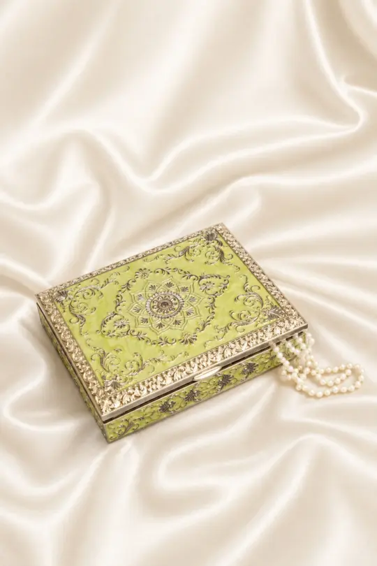 German Silver Utsav Box