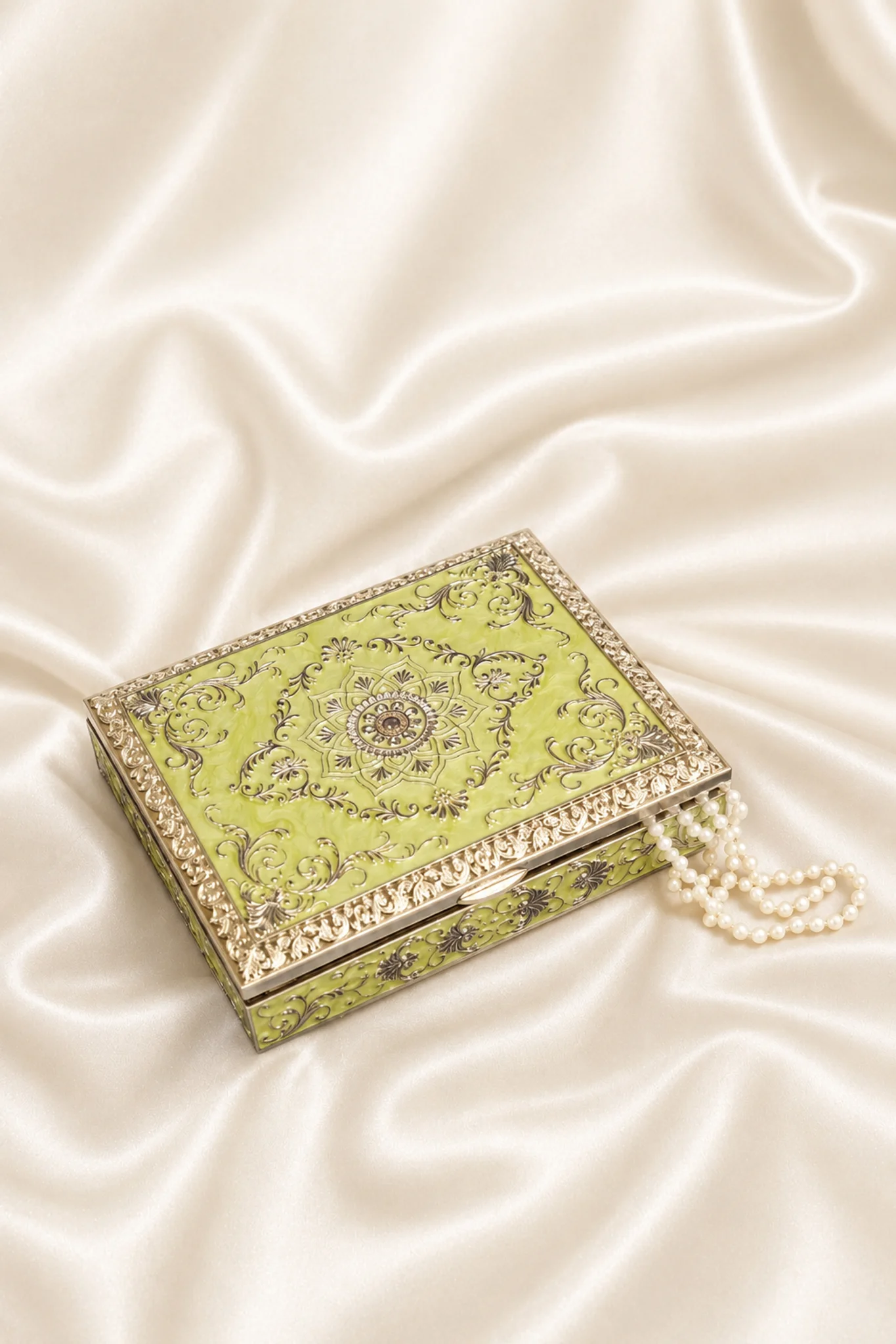 German Silver Utsav Box