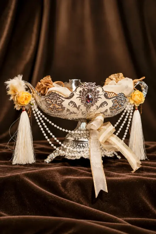 Decor German Silver Serving Bowl
