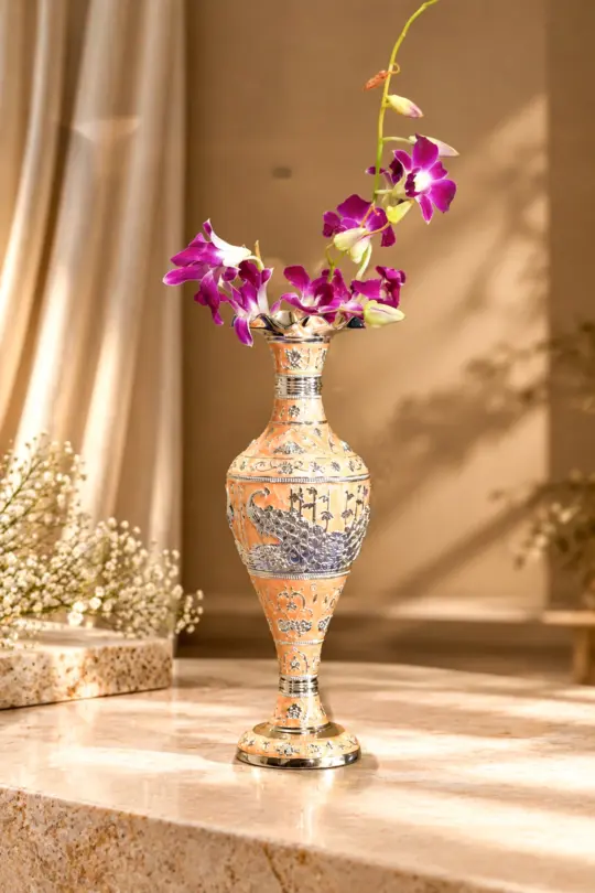 Enamel Flower Vase