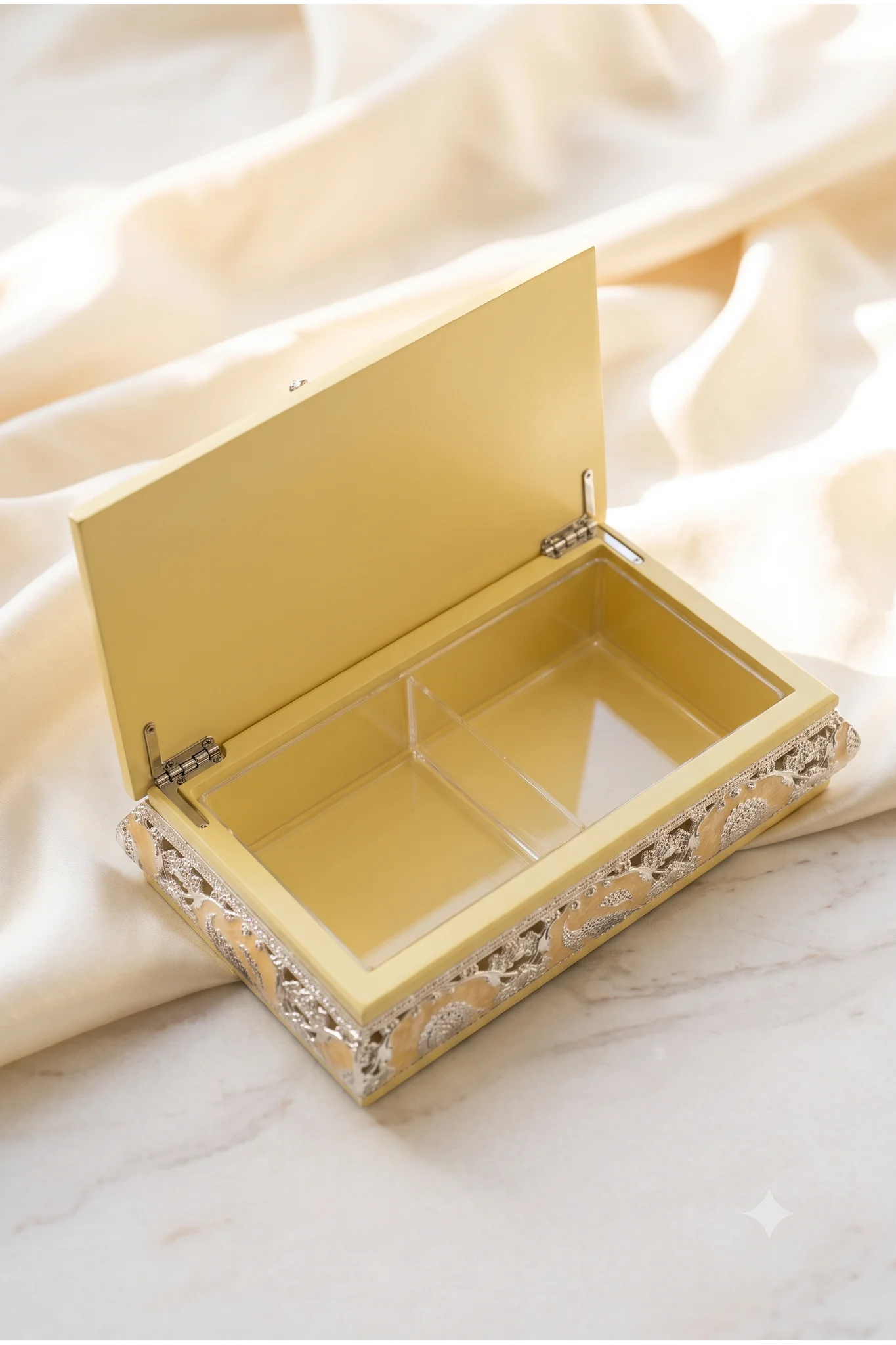 Royal Peacock Accent Wedding Trousseau Organizer Box - Image 2