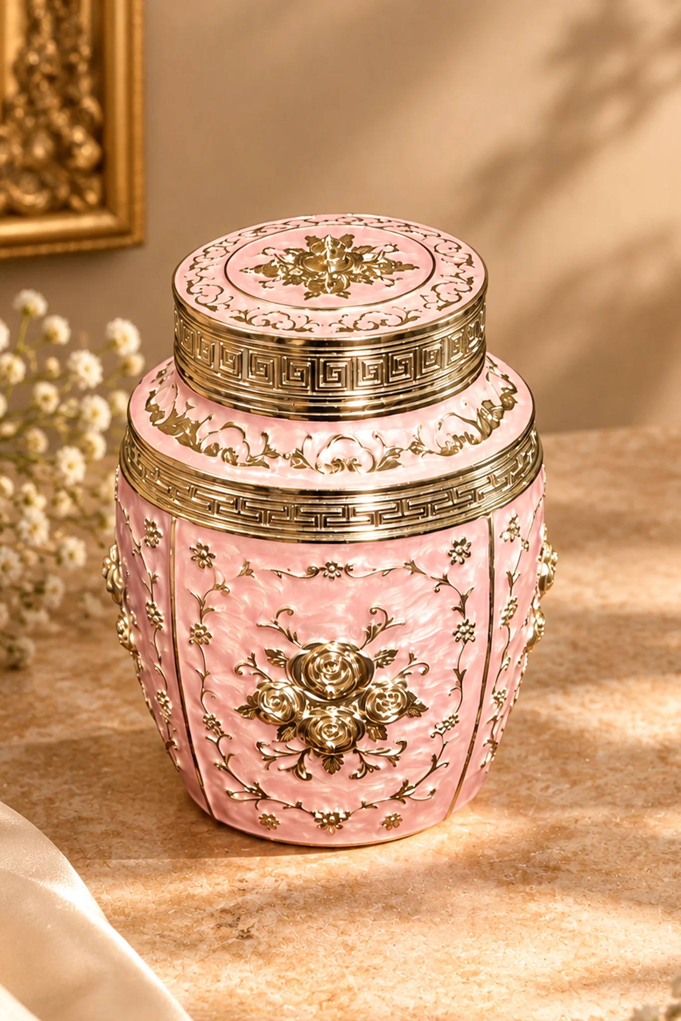 Spherical German Silver Container - Image 2