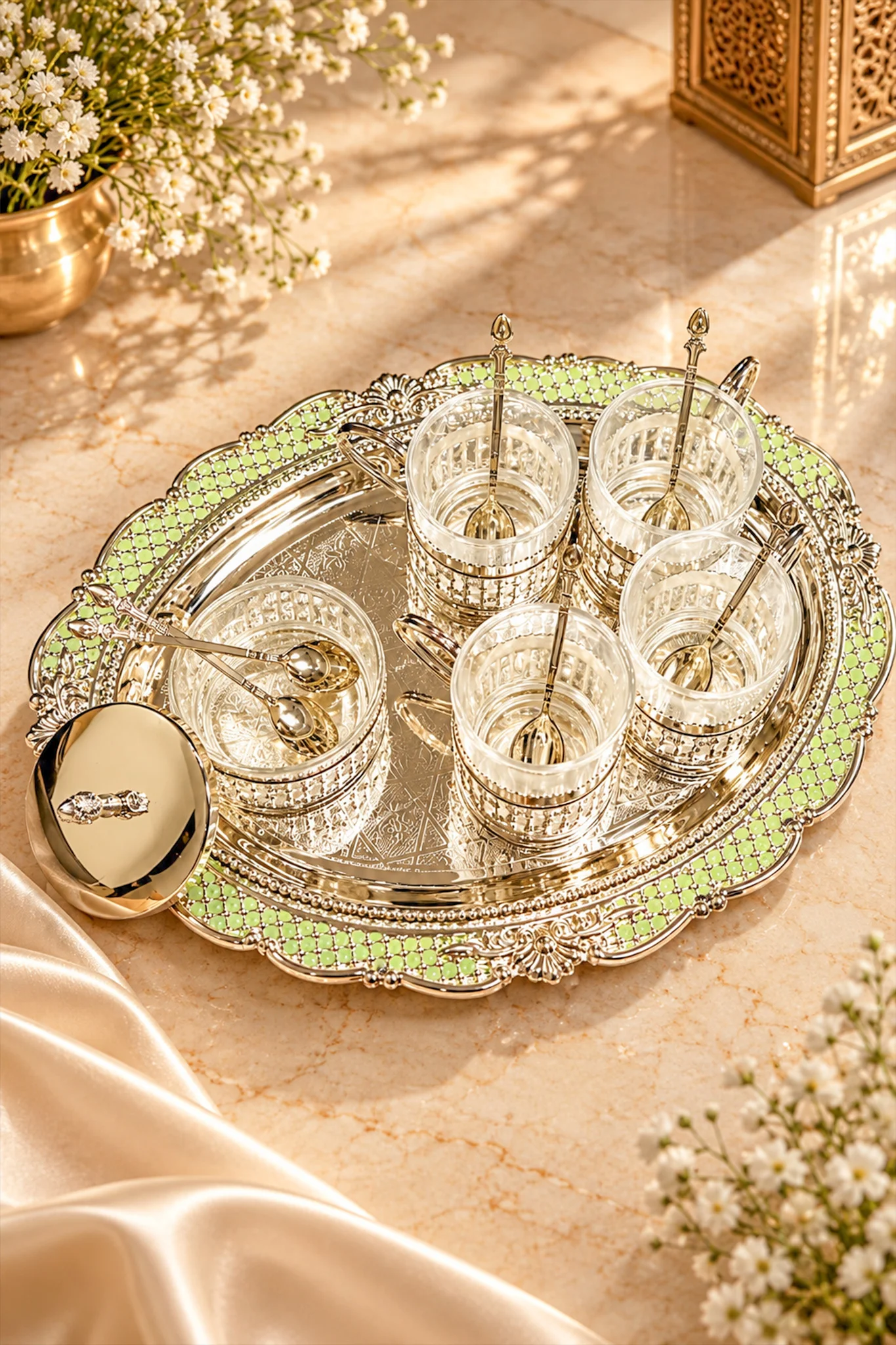 Enamel Serving Set