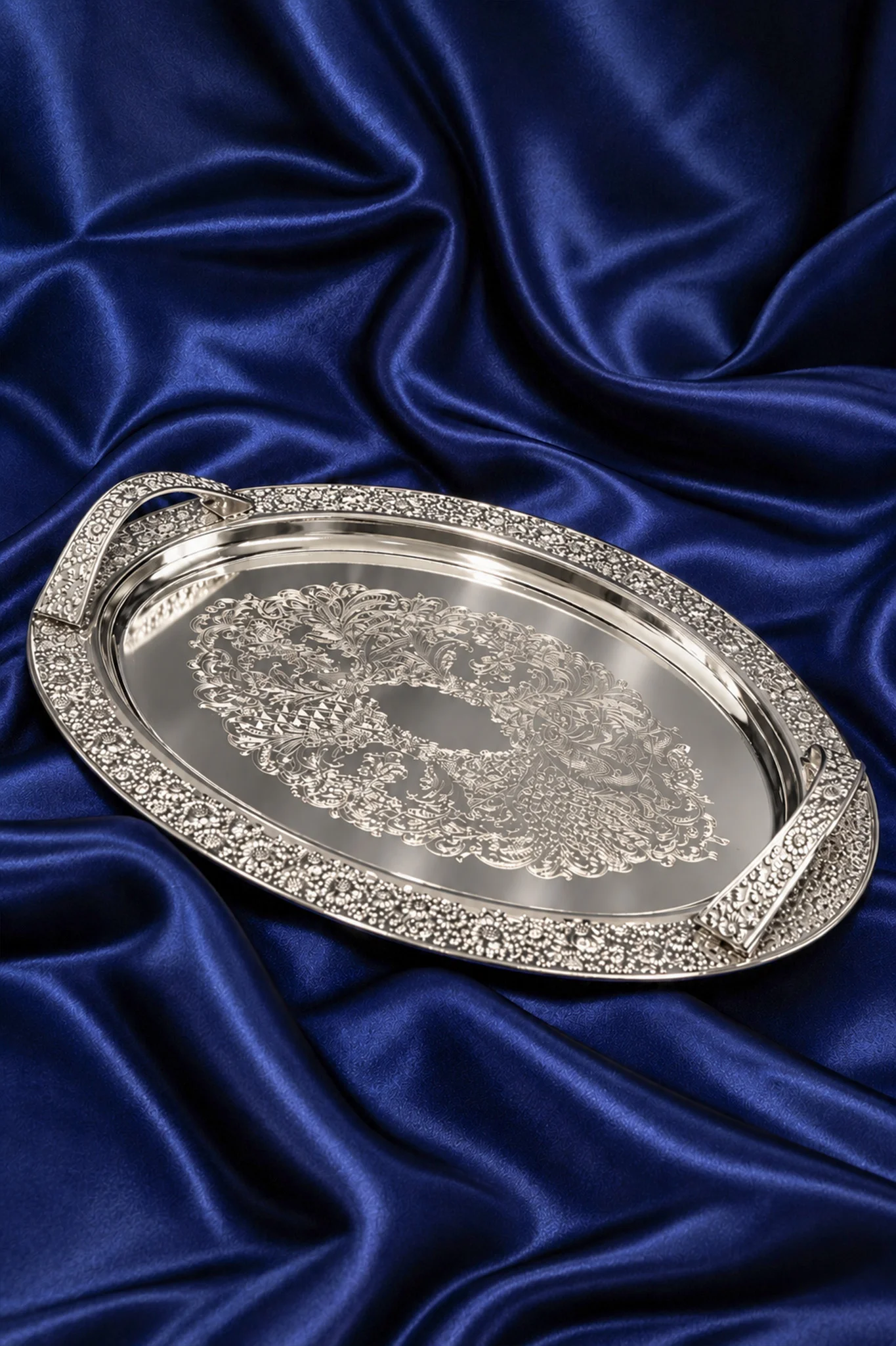 Silver Coated Jars & Tray - Image 3