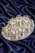 Silver Jars & Tray