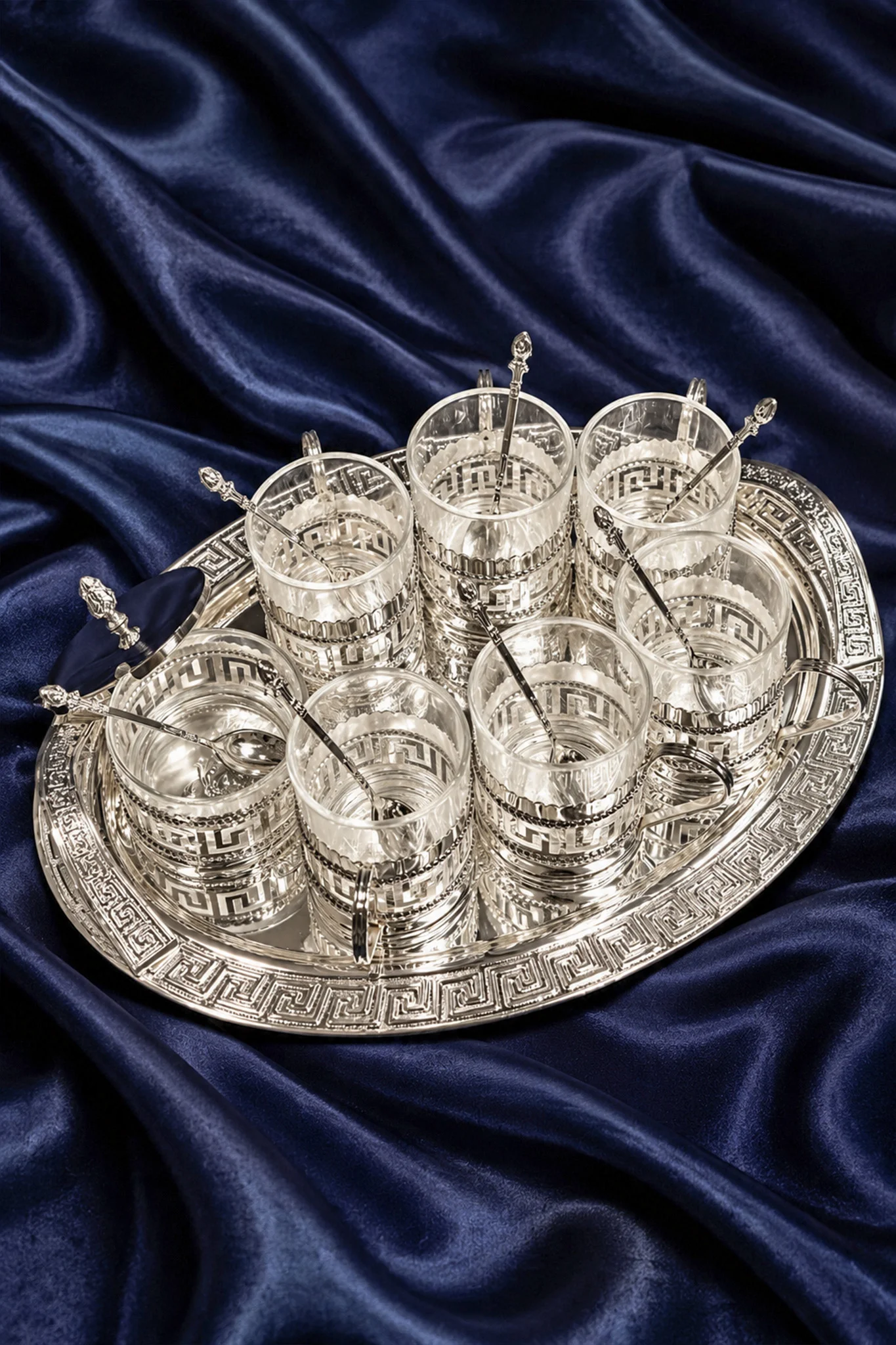 Silver Jars & Tray