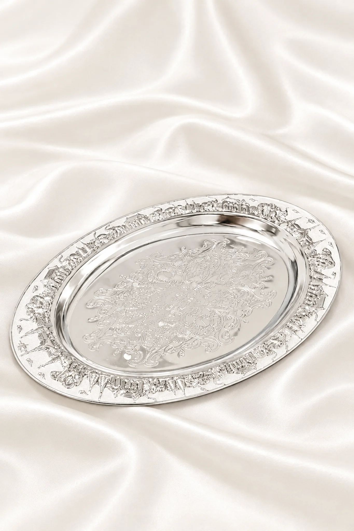 German Silver Luxe Tray