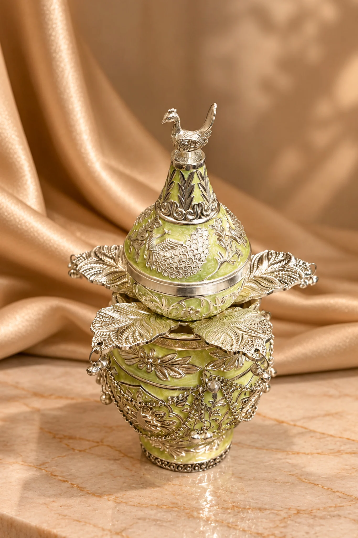 German Silver Plated Kalash - Image 4