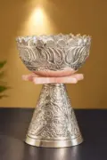 German Silver Pedestal Bowl (Big)