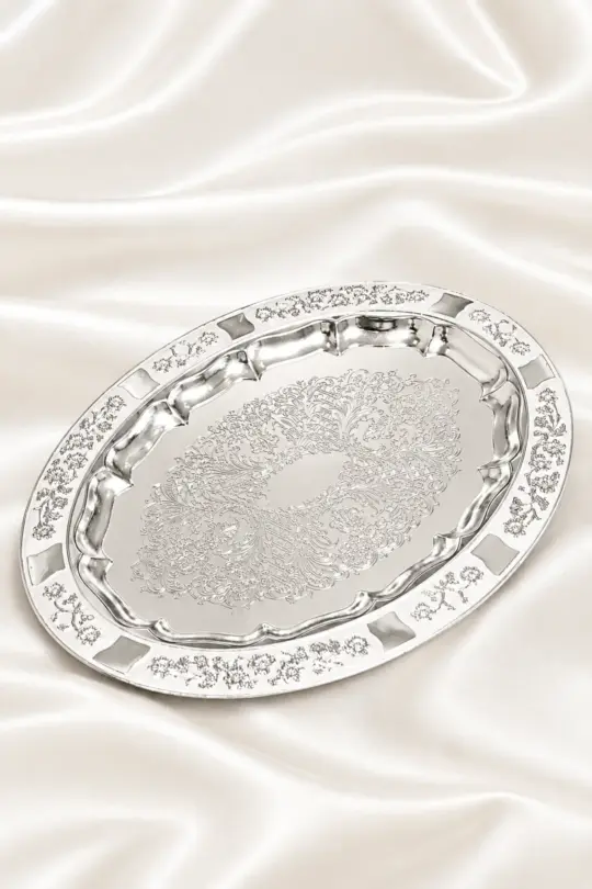 German Silver Grandeur Tray