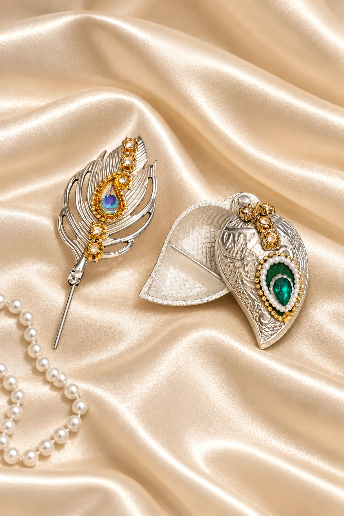 Silver-Plated Traditional Kumkum Dibbi