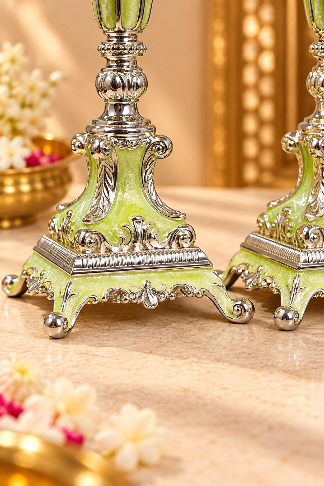 Enamel Diya Stand - Image 2