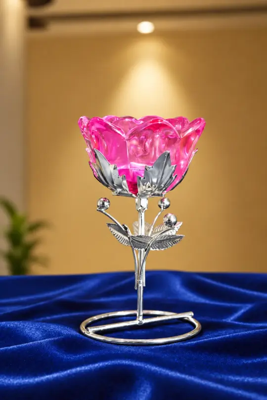 Flower Enamel Diya