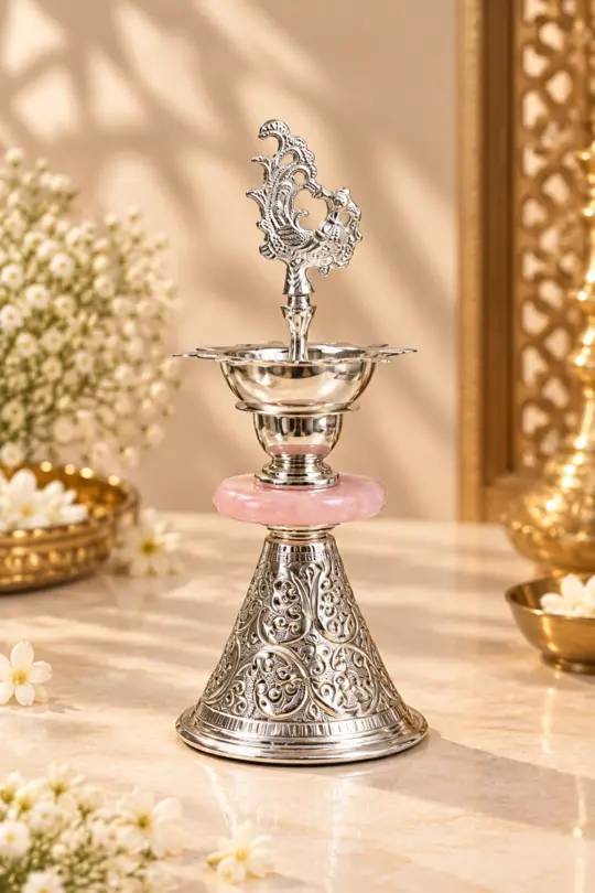 Enamel Diya Holder