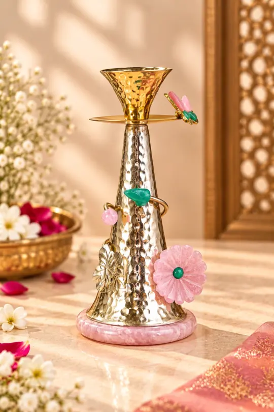 Enamel Diya Decor