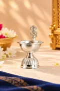 German Silver Diya