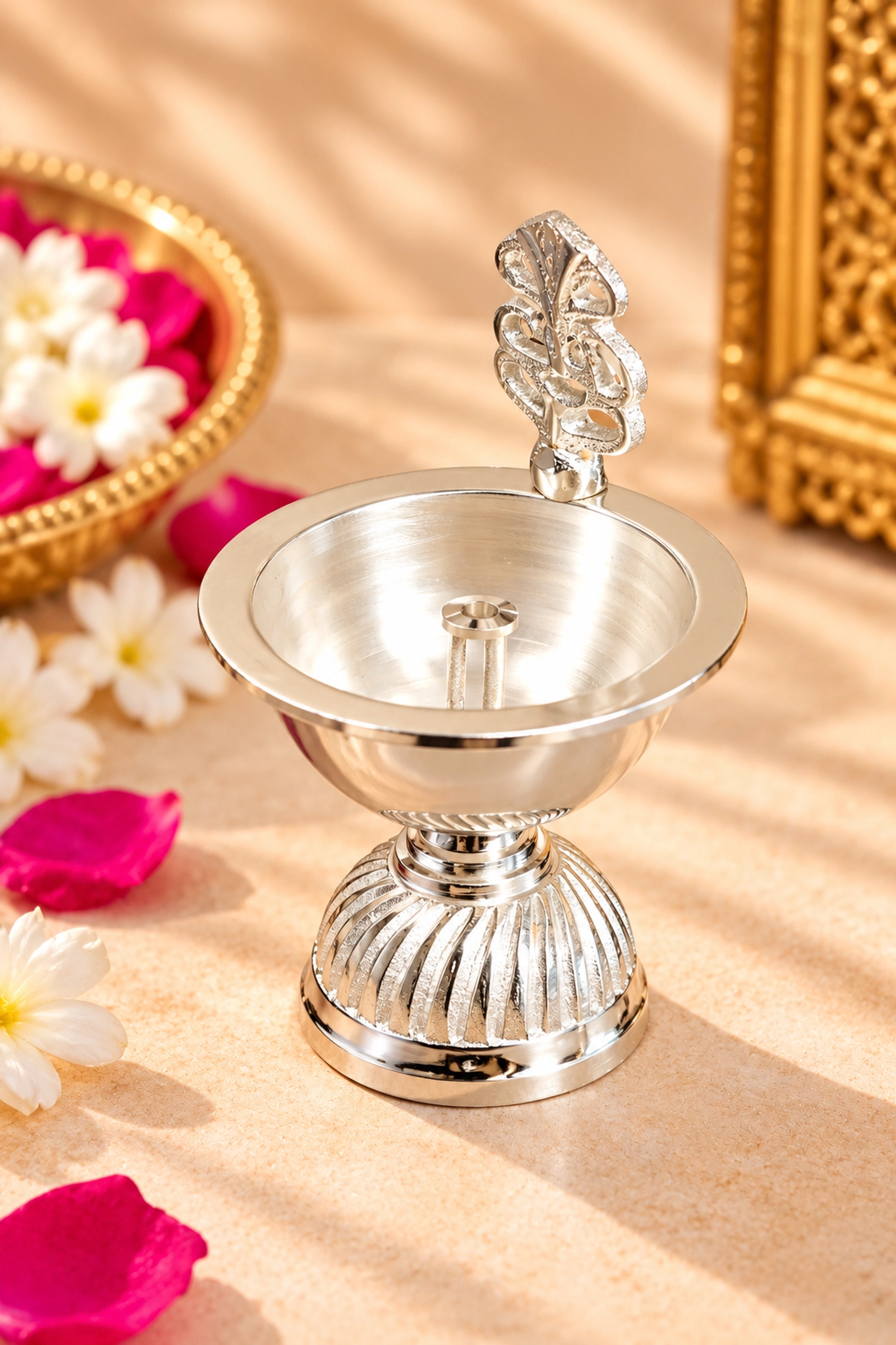 German Silver Diya - Image 2