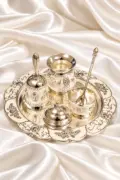 Enamel Pooja Thali Set