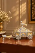 German Silver & Meenakari Peacock Chariot